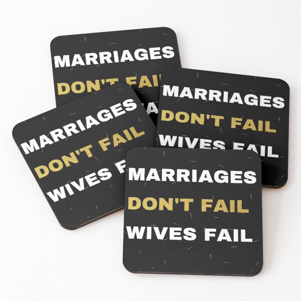 Item preview, Marriages Don't Fail Wives Fail Funny Divorce Gift designed and sold by Thecitiesstore.
