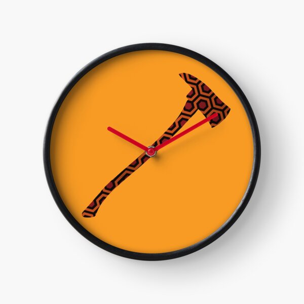 Overlook Hotel Axe Print Clock