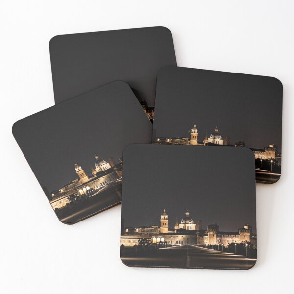 Item preview, Mantua night landscape seen from the San Giorgio bridge designed and sold by brambillasimone.
