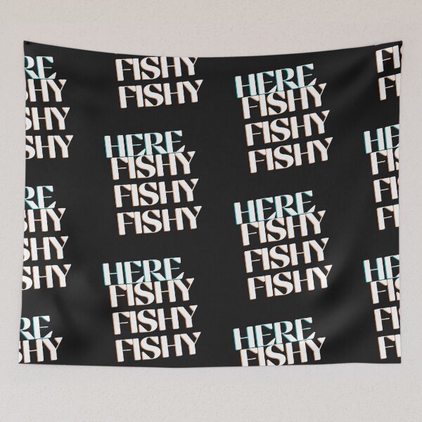 Item preview, Here Fishy Fishy Fishy designed and sold by WorldPrintTees.