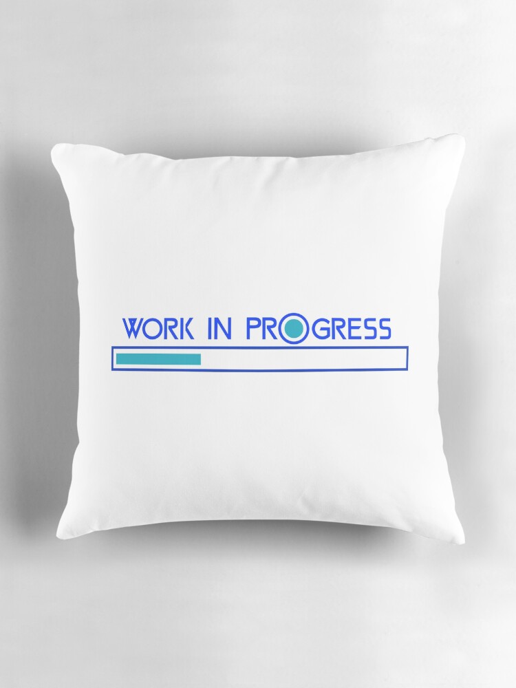 Thumbnail 3 of 4, Pillow, Work In Progress designed and sold by Arva-Designs.