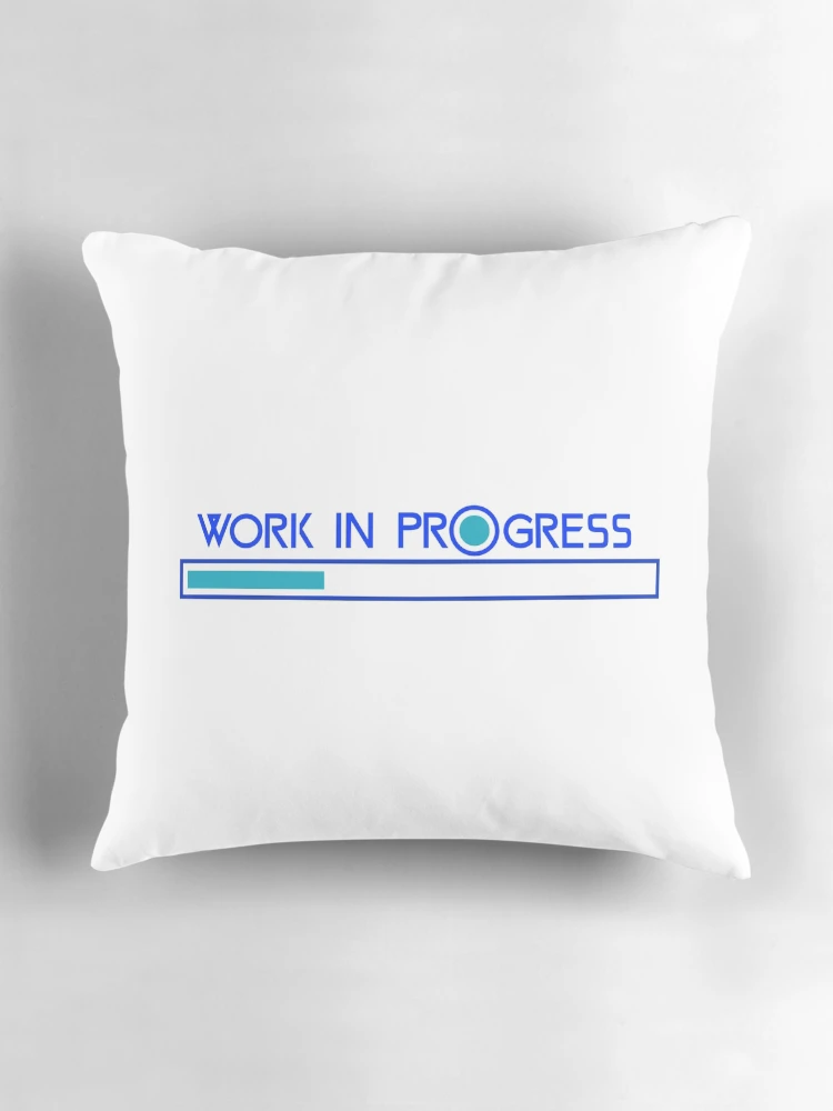 Thumbnail 3 of 4, Pillow, Work In Progress designed and sold by Arva-Designs.