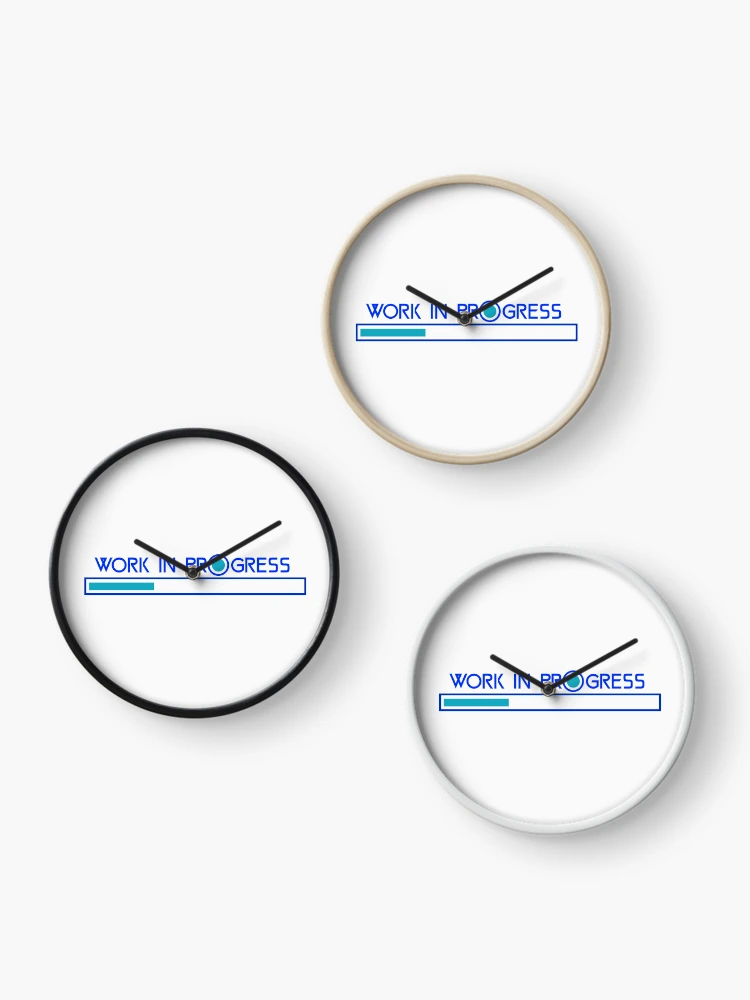 Thumbnail 3 of 4, Clock, Work In Progress designed and sold by Arva-Designs.