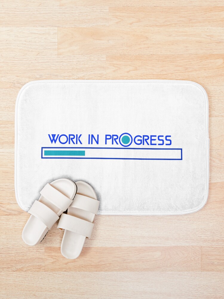 Thumbnail 1 of 6, Bath Mat, Work In Progress designed and sold by Arva-Designs.