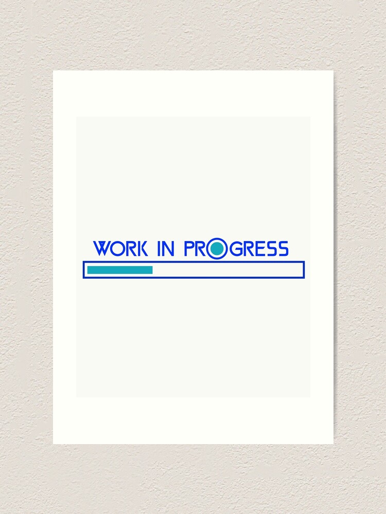 Thumbnail 1 of 3, Art Print, Work In Progress  designed and sold by Arva-Designs.