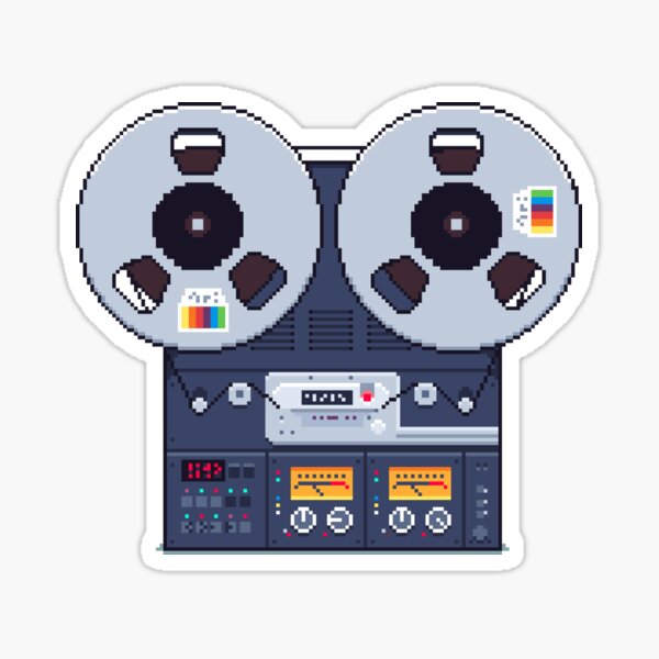 Tape Machine Sticker