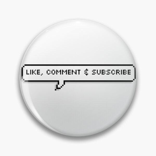 Item preview, LIKE, COMMENT & SUBSCRIBE designed and sold by MadEDesigns.