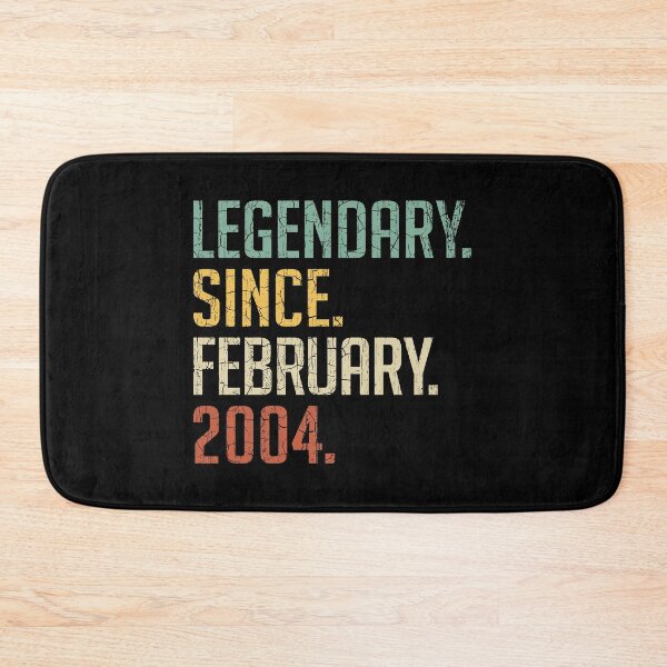 Item preview, Legendary Since February 2004 17th Birthday Gift 17 Years Old Vintage February 2004 designed and sold by Takatv.