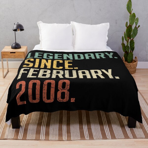 Item preview, Legendary Since February 2008 13rd Birthday Gift 13 Years Old Vintage February 2008 designed and sold by Takatv.