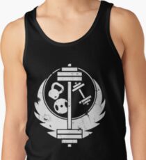 Brotherhood of steel(gym edition, white and aged) Tank Top