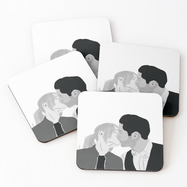 Item preview, Lucifer Morningstar Chloe decker deckerstar kiss sketch designed and sold by calamity02.