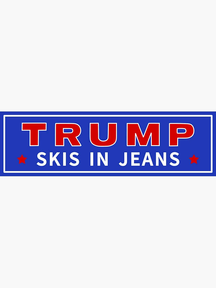 Trump Skis In Jeans Trump Skis In Jeans