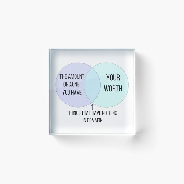 Item preview, The Amount of Acne You Have And Your Beauty designed and sold by ThoughtJumble.