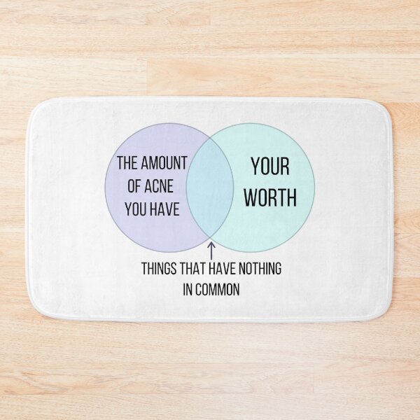 Item preview, The Amount of Acne You Have And Your Beauty designed and sold by ThoughtJumble.