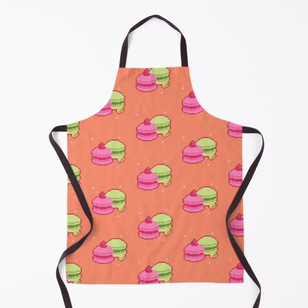 Item preview, Raspberry and pistachio macaroons pixel art designed and sold by Nayala-Art.