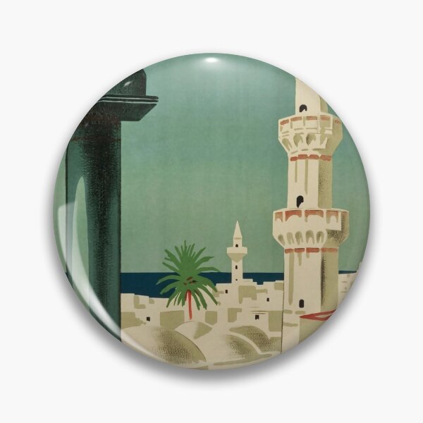 Item preview, Tripoli retro poster designed and sold by CorasPosters.