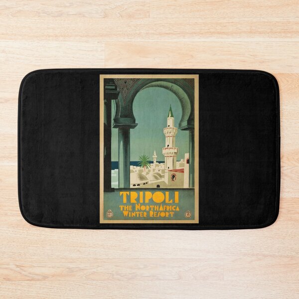 Item preview, Tripoli retro poster designed and sold by CorasPosters.
