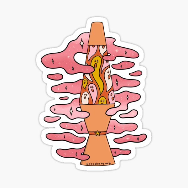 Spooky Lava Lamp Sticker