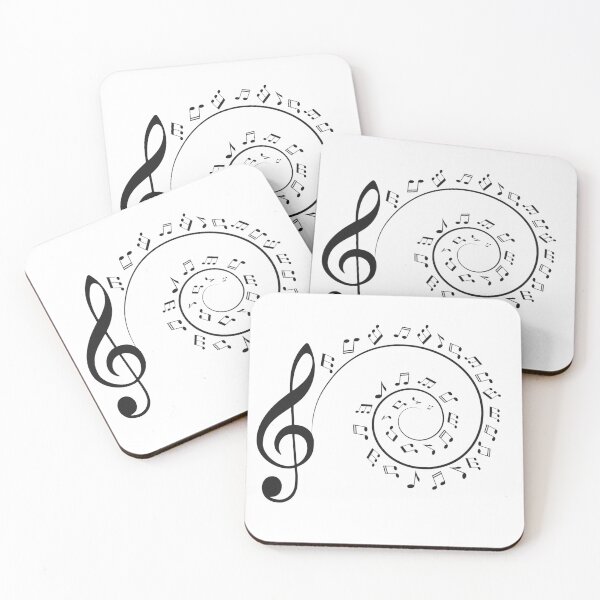 Item preview, TREBLE CLEF WITH MELODY designed and sold by angelescar.