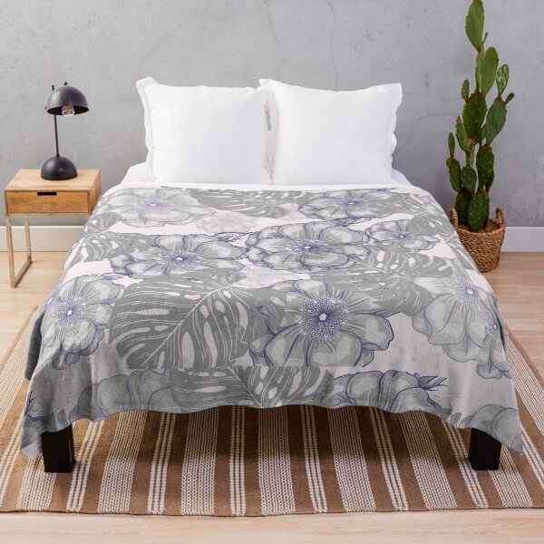 Item preview, Flowers and Palm Leaves designed and sold by aboniteblanc.