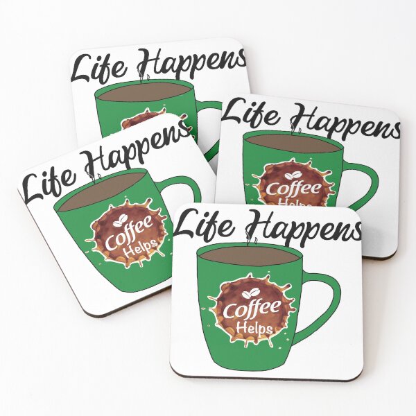 Item preview, Life Happens - Coffee Helps!  designed and sold by LovenLaughter.