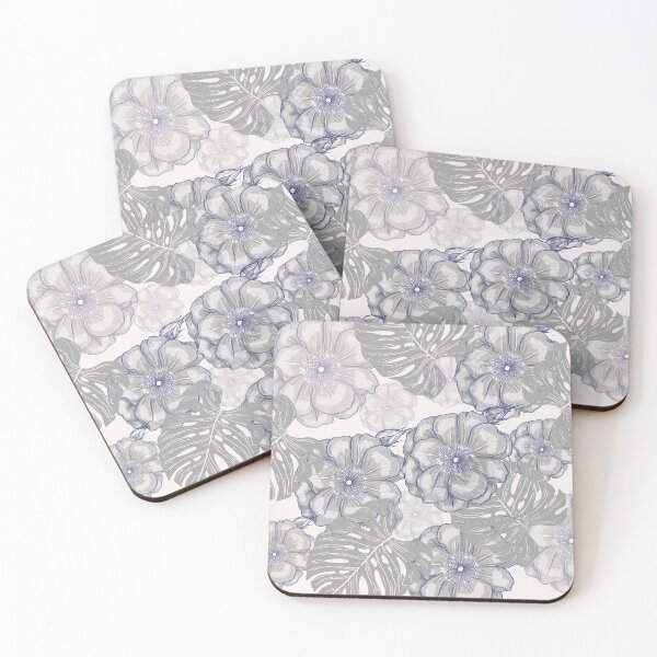 Item preview, Flowers and Palm Leaves designed and sold by aboniteblanc.