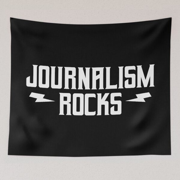 Item preview, Journalism Rocks designed and sold by teesaurus.