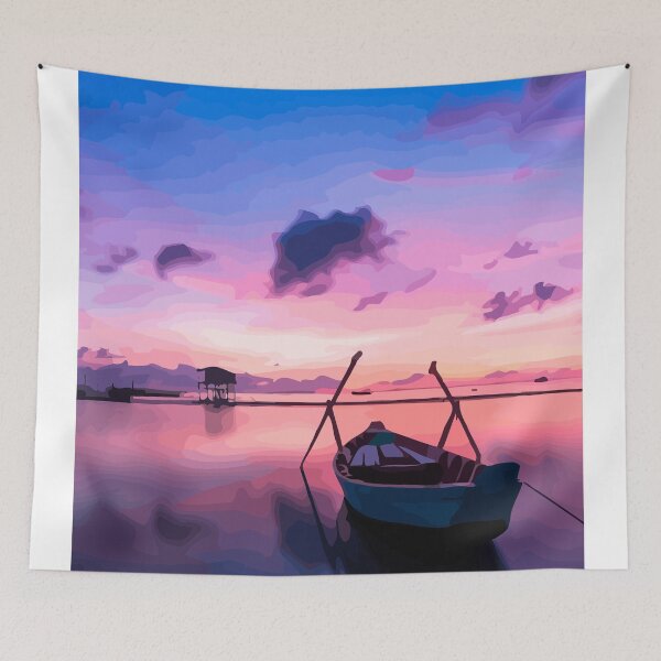 Item preview, Boat in the sunset designed and sold by DiFH.