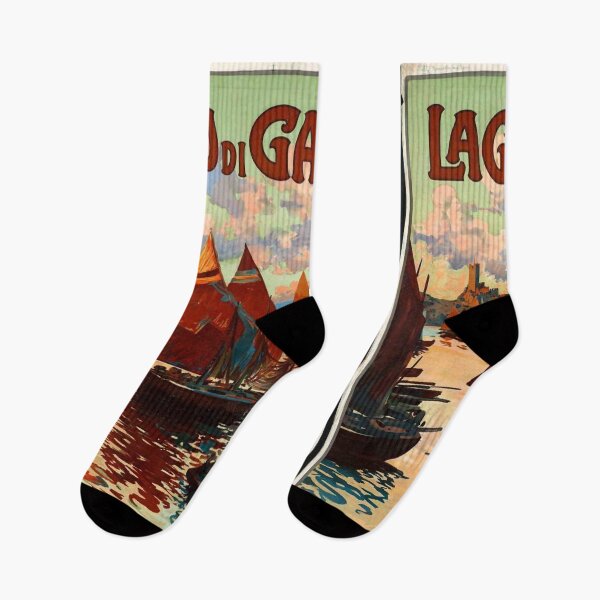 Item preview, Lago di Garda retro poster designed and sold by CorasPosters.