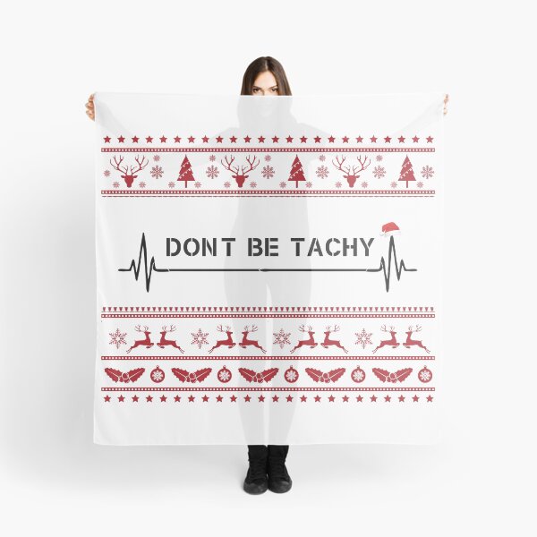 Item preview, Don't Be Tachy - Ugly Christmas Sweater Nurse T-shirt designed and sold by Lastazizi.