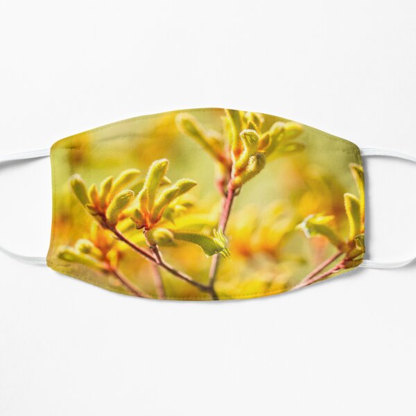 Kangaroo Paw - Western Australian wildflower Flat Mask