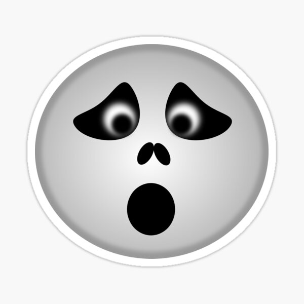 The face emoji is very scared like seeing a ghost. 6828385 Vector Art at  Vecteezy