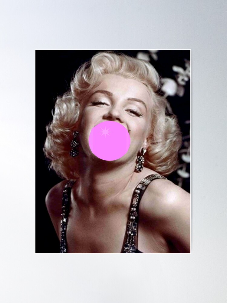 Marilyn Monroe Bubble Poster - Captivating Vintage Style – BabiesDecor