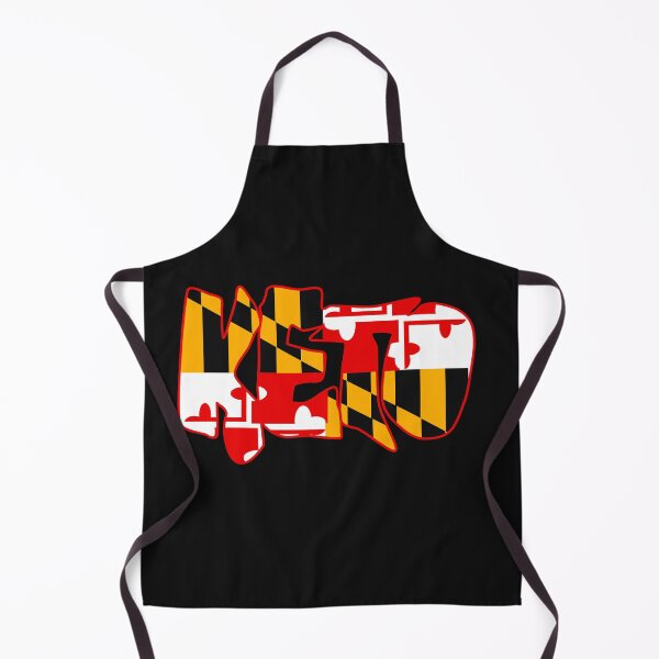 Item preview, Keto Maryland Flag Red Outline designed and sold by Graykat.