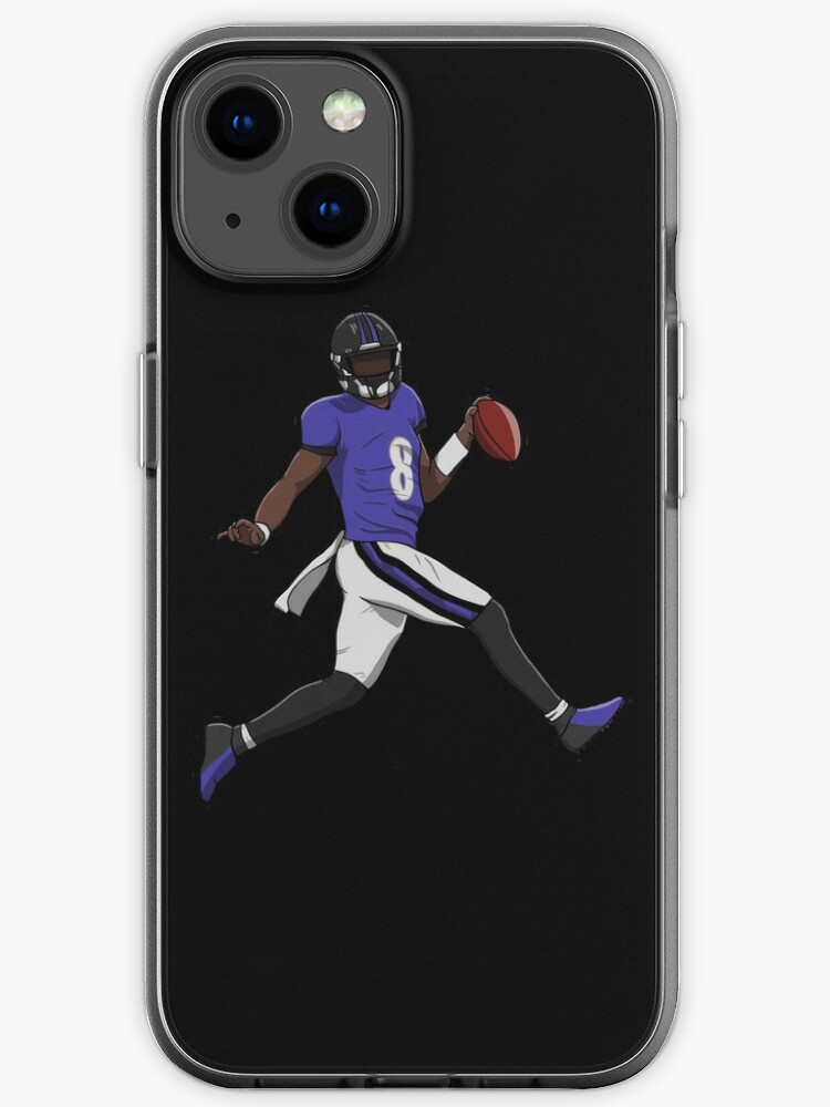 Lamar Jackson Running Touch Down Iphone Case For Sale By Nadiartwork Redbubble