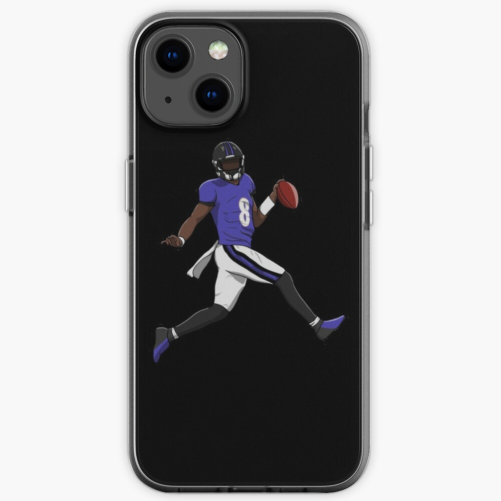 Lamar Jackson Running Touch Down iPhone Case