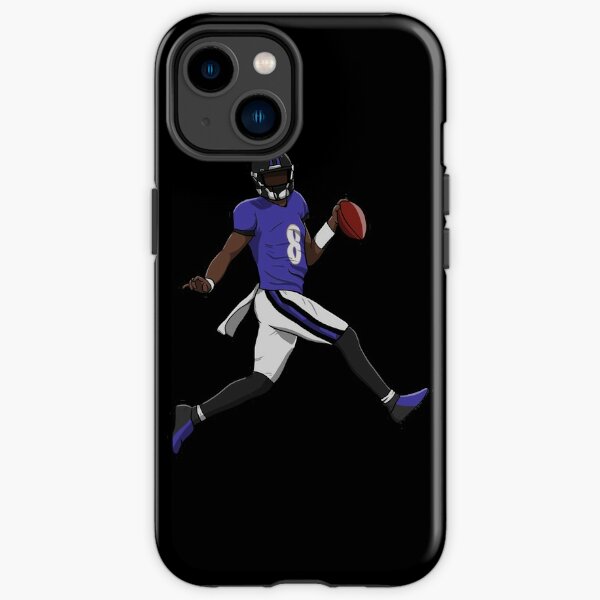 Lamar Jackson Running Touch Down iPhone Tough Case