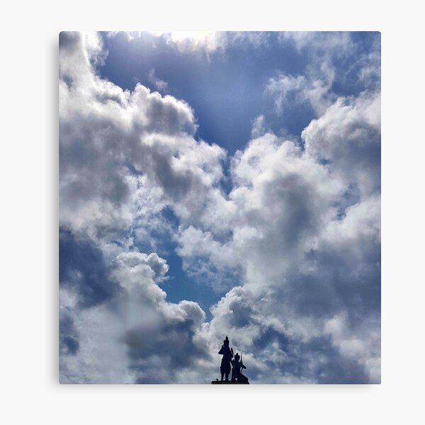 THE SKY BLUE Metal Print