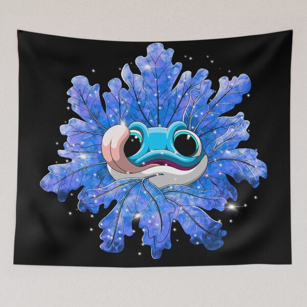 Item preview, Happy Salamander (Blue Leaves) designed and sold by Sketchlegacy.