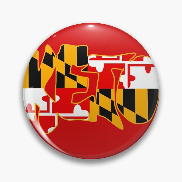 Item preview, Keto Maryland Flag Yellow Outline designed and sold by Graykat.