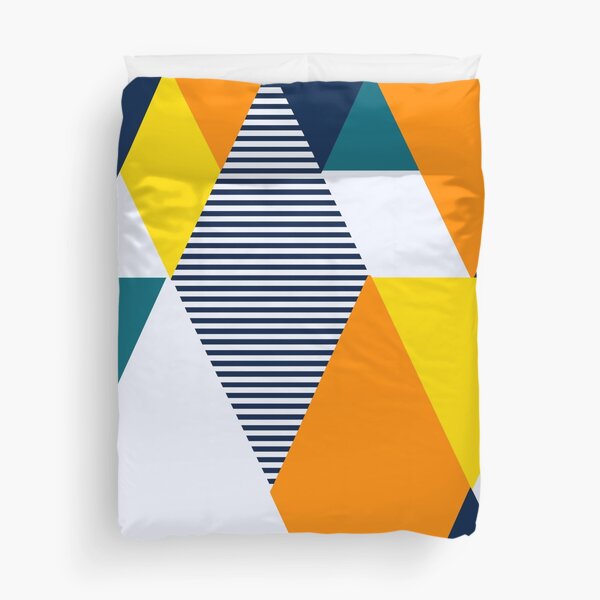 Geometric Shapes Duvet Cover