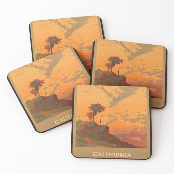 Item preview, California retro poster designed and sold by CorasPosters.