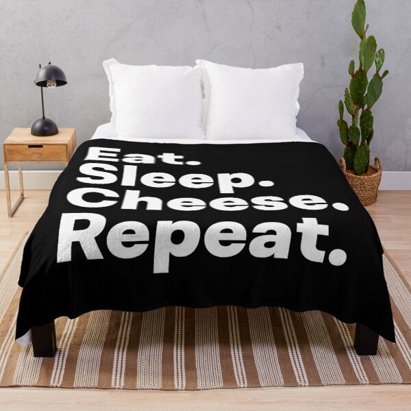Item preview, Eat Sleep Cheese Repeat designed and sold by teesaurus.