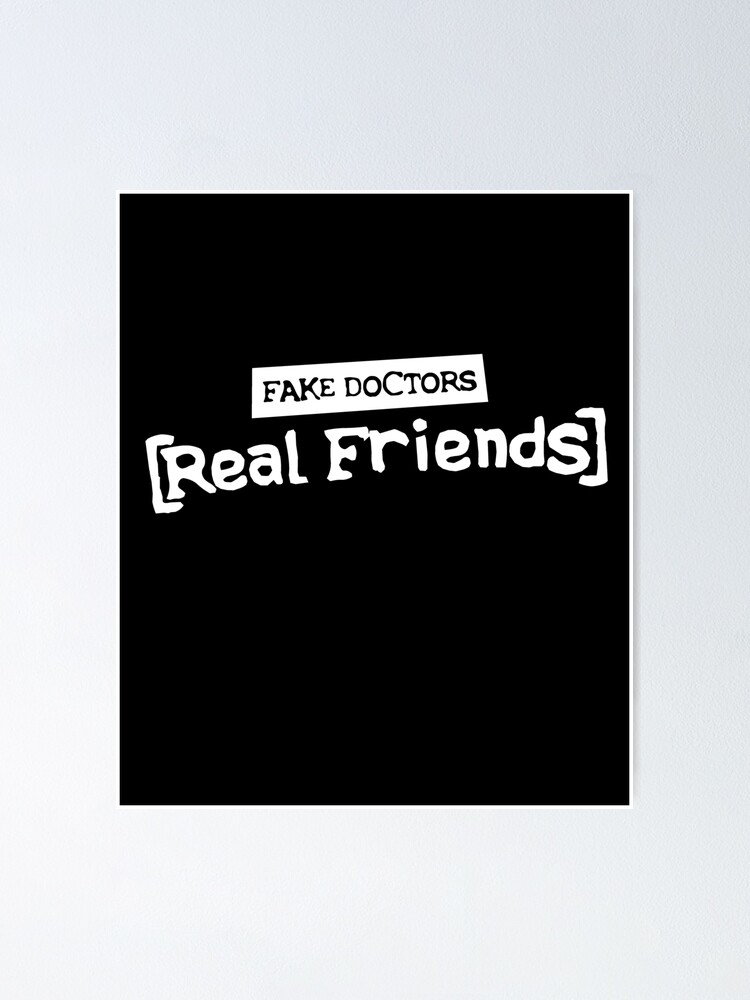 Scrubs Fake Doctors Real Friends Poster By Redman17 Redbubble 
