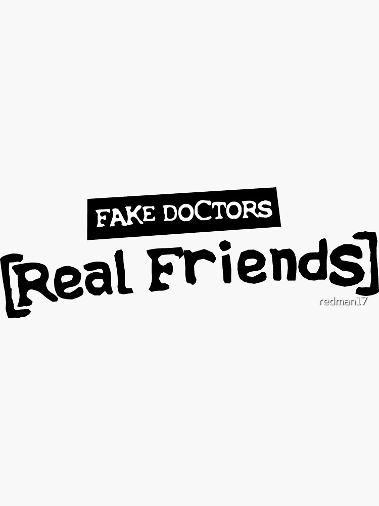 "Scrubs Fake Doctors Real Friends" Sticker for Sale by redman17