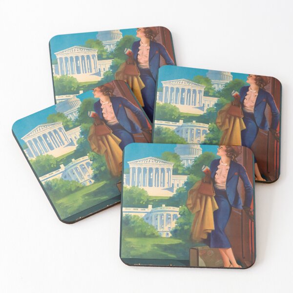 Item preview, Washington retro poster designed and sold by CorasPosters.