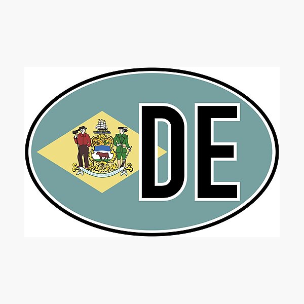 Item preview, Delaware Vehicle Registration Code designed and sold by travelwitheric.