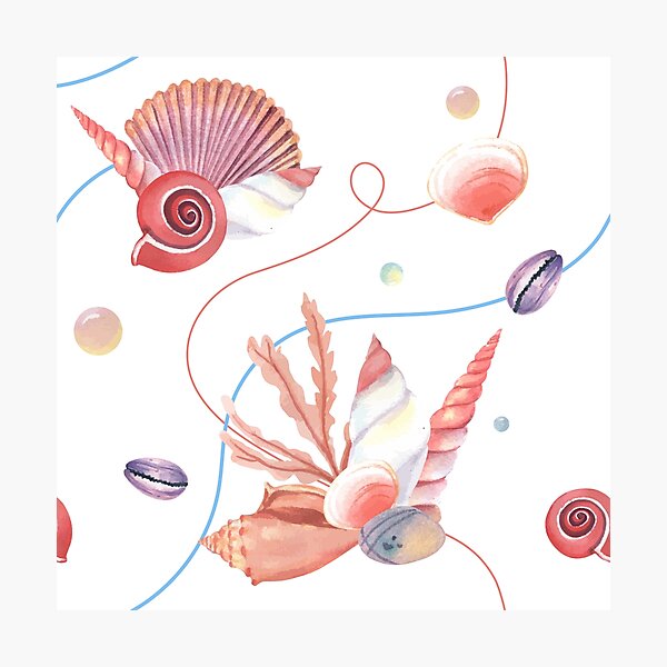 Item preview, Ocean Beach Seashells designed and sold by inquestyle.