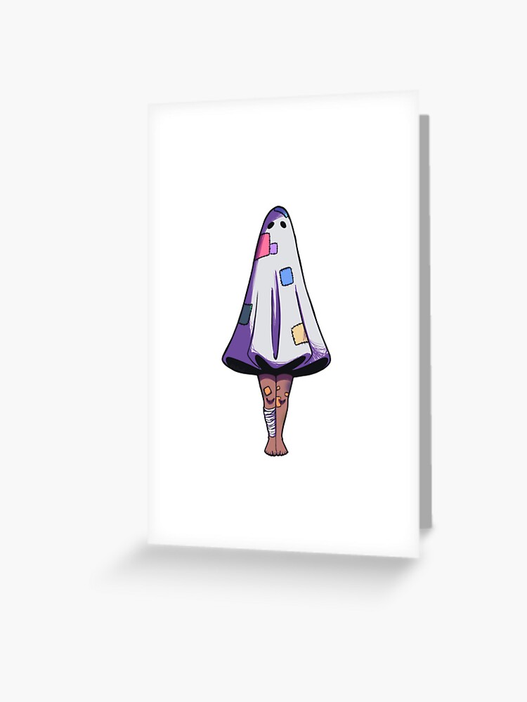 Ghost Girl For The Aesthetic Greeting Card By Dzflorio Redbubble