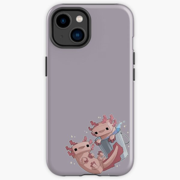 Block Axolotls iPhone Tough Case